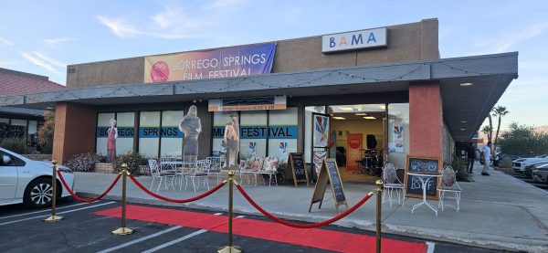 Red carpet at the Borrego Springs Film Festival.